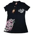 Ed Hardy Damen Polo SHRK&Rhinstones by Christian Audigier