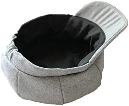 Cherish Art Christmas Gift Men's Unique Retro Style Octagonal Cap Grey