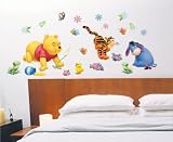 Childrens Wall Stickers Winnie The Pooh Childrens 22 Individual Wall Stickers