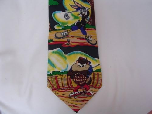 Golf Bugs Bunny Tweety Taz Men's Tie Clothing Collectible Neckwear Character Necktie