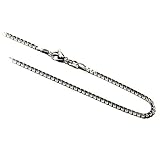 Sterling Silver 2 MM Italian Box Chain in Sizes 7 , 14, 16, 18, 20, 22, 24, 30