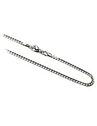 Sterling Silver 2 MM Italian Box Chain in Sizes 7 ", 14", 16", 18", 20", 22", 24", 30"