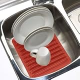 In Sink Dish Drainer - Red