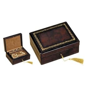 Toscano Leather Jewelry Box by Fiorentina