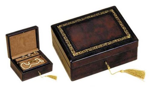 Toscano Leather Jewelry Box by Fiorentina