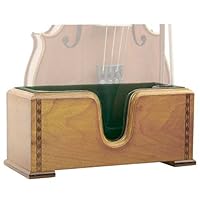 Boston Deluxe Violin Stand with Green Suede Interior
