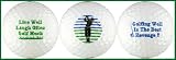 Golfer's Credo Golf Ball Variety