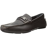 Calvin Klein Men's Mchale Diamond Leather Slip-On Loafer