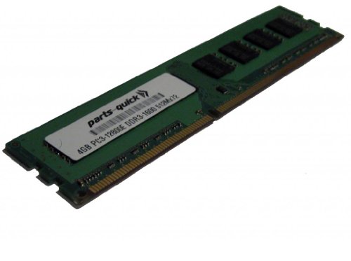 4GB DDR3 Memory Upgrade for EVGA Classified SR-X Motherboard PC3-12800E ECC Unbuffered DIMM 240 pin 1600MHz RAM (PARTS-QUICK Brand)