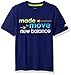 New Balance Boys' Big Short Sleeve Athletic Graphic T-Shirt, Basin, 14-16