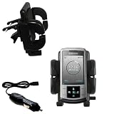 Samsung SGH U900 Auto Vent Holder with Car Charger  Uses Gomadic TipExchange