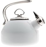 Review Chantal 37-18S WT / Chantal Enamel-On-Steel 1-4/5-Quart Classic Teakettle, White