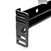 MALOUF Steelock Bed Frame, Cal King, Black
