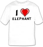 I Love elephant T-shirt
