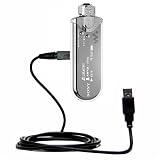 Klassisches USB Kabel f�r Sony Walkman NW-E507 mit Hot Sync und aufladen Einsatzm�glichkeiten - von Gomadic mit TipExchange Technology