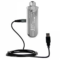 Classic Straight USB Cable for the Sony Walkman NW-E507 with Power Hot Sync and Charge capabilities - Gomadic Brand w/ TipExchange Technology