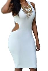 Lace Sleeveless Polyester/Spandex Spring Summer Winter Club Dress/Party Dress/Midi Dress 