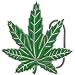 Green Ganga Leaf Belt Buckle