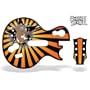 Guitar Hero 3 Faceplate Skin for Xbox 360 / PS3 - Orange Ragdoll