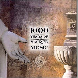 1000 Years of Sacred Music Box Set by Peter Harvey, Simon Keenlyside, Olaf Bär, Ambrosian Chant, and Gregorian Chant (Audio CD - 2003) - Box set