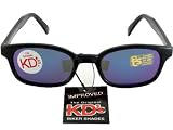 KD Sunglasses Original Harley Biker Shades Purple/Blue Mirror 20118