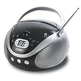 CD Boombox with AM/FM Tuner - Black
