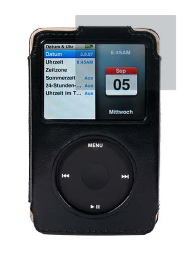 Artwizz SeeJacket Leather H&uuml;lle f&uuml;r Apple iPod classic 160 GB schwarz (2007 Version) Preisvergleich