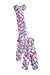 EXPAWLORER Cotton Dental Teaser Puppy Pet Chew Rope Toys for Small Dog Biting 8-inch,Assorted Color Giraffe
