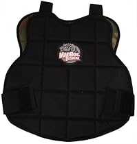 Maddog Designz Paintball Gun Chest Protector Vest Reversable-Black Camo