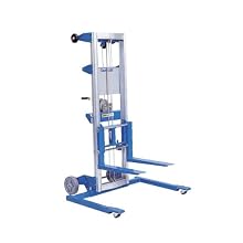 Genie Lift, GL- 10, Straddle Base, Heavy-Duty Aluminum Manual Lift, 350 lbs Load Capacity, Lift Height 11' 8" from Ground Level