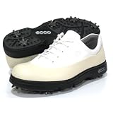 Ecco 'Classic Wing Hydromax' Golf Shoes Ladies - Beige and White by ECCO