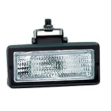 KC Hilites 1763 26 Series 2" x 6" 55 watt black Rectangular Plastic Back-Up/Flood Clear Light