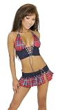 J Valentine Lace-Up Skirt & Halter
