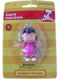  : Peanuts Snoopy character bendable keyring - Lucy Figure Keychain