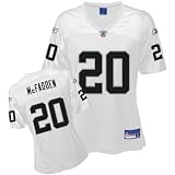 Reebok Oakland Raiders Darren McFadden Women's Replica White Jersey Large
