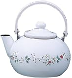 Pfaltzgraff Winterberry 3--Quart Enamel on Steel Tea Kettle