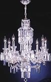 LAMPS BEAUTIFUL Buckingham Eight Light Crystal Chandelier by James R. Moder--Excellent customer service--see our feedback.
