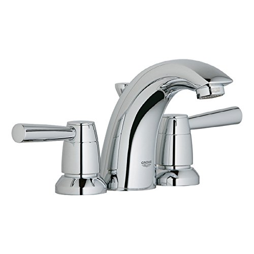 Grohe Arden Chrome 2 Handle 4 In Centerset Bathroom Sink Faucet