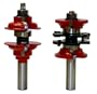 Freud 99-267 1-3/4" and 1-3/8" Entry & Interior Door Router Bit System 1/2" Shank with TiCo Hi-Density Carbide