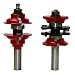 Freud 99-267 1-3/4" and 1-3/8" Entry & Interior Door Router Bit System 1/2" Shank with TiCo Hi-Density Carbide