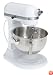 Factory-Reconditioned KitchenAid RKV25G0XWW Professional 5 Plus Bowl Lift Stand Mixer, White on White