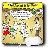 Londons Times Miscellaneous Funny Cartoons - Party Pooper. A Bit Of Potty Humor - Mouse Pads