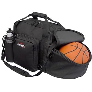HOOP SAQ JR Youth Basketball Bag with Ball Compartment by