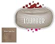 Comfort Sac Lounger Sac Khaki Faux Fur By Elite Furniture