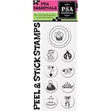 PSA Essentials Peel and Stick Stamps, Cupcake