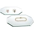 2 Octagon Displays Mirrors Jewelry Hobbies Showcases 4" x 6"