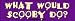 What Would Scooby Do - Funny Bumper Stickers (Medium 10x2.8 in.)