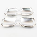 EricTM Chrome Door Handle Bowls For VW POLO PASSAT GOLF Bora B