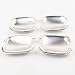 EricTM Chrome Door Handle Bowls For VW POLO PASSAT GOLF Bora B