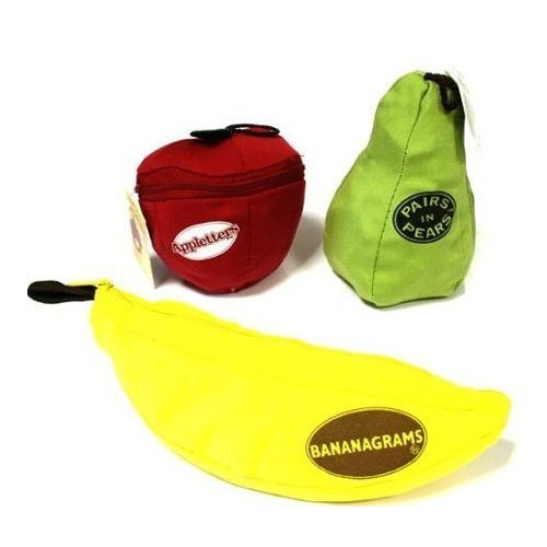 Bananagrams & Appletters & Pairs in Pears 3 Game Set